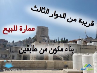 عمارة للبيع في جبل عمان/ الدوار الثالث قرب مسجد حراء