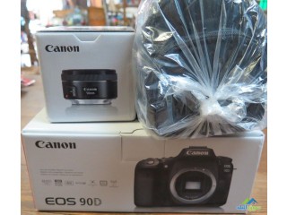 New Canon EOS 90D 4K DSLR Camera W/ 18-55mm Lens